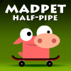 Madpet Half-Pipe, free sports game in flash on FlashGames.BambouSoft.com