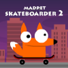 Madpet Skateboarder 2, free sports game in flash on FlashGames.BambouSoft.com