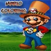 Mario Coloring, free colouring game in flash on FlashGames.BambouSoft.com