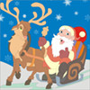 Merry Christmas Game, free colouring game in flash on FlashGames.BambouSoft.com