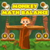 Monkey Math Balance, free puzzle game in flash on FlashGames.BambouSoft.com