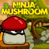 Ninja Mushroom, free puzzle game in flash on FlashGames.BambouSoft.com