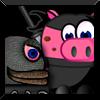 Ninja Pig, jeu de tir gratuit en flash sur BambouSoft.com