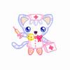 Nurse Kitten Dress Up, free kids game in flash on FlashGames.BambouSoft.com