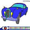 Coloriage d'une vielle voiture, jeu de coloriage gratuit en flash sur BambouSoft.com