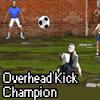 Overhead Kick Champion, free soccer game in flash on FlashGames.BambouSoft.com