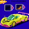 Pagani Zonda Car Coloring, free boy game in flash on FlashGames.BambouSoft.com