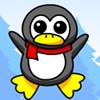 Penguin Racer, free ski game in flash on FlashGames.BambouSoft.com