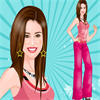 Pop Superstar Miley Cyrus, free dress up game in flash on FlashGames.BambouSoft.com