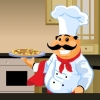 Prosciutto Funghi Pizza, free cooking game in flash on FlashGames.BambouSoft.com
