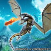 Puzzles : Large Dragon, free cartoons jigsaw in flash on FlashGames.BambouSoft.com