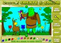Shrek 2 Create & Color, jeu de coloriage gratuit en flash sur BambouSoft.com