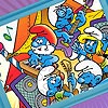 Smurfs Puzzle, free cartoons jigsaw in flash on FlashGames.BambouSoft.com