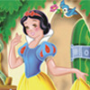 Snow White Jigsaw 2, free cartoons jigsaw in flash on FlashGames.BambouSoft.com