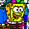 Sponge Bob Coloring, free colouring game in flash on FlashGames.BambouSoft.com