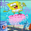 Sponge Bob Flying With Jellyfish Jigsaw Puzzle, free cartoons jigsaw in flash on FlashGames.BambouSoft.com