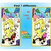 Spongebob Find Differents, free difference game in flash on FlashGames.BambouSoft.com