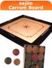 Sajilo Carrom Board, free billiards game in flash on FlashGames.BambouSoft.com