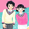 School friends dress up, free dress up game in flash on FlashGames.BambouSoft.com
