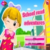 School road adventures, free educational game in flash on FlashGames.BambouSoft.com