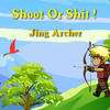 Shoot or Shit - TAOFEWA Chibi Archery, jeu de tir gratuit en flash sur BambouSoft.com