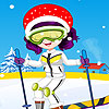 Ski Girl, free dress up game in flash on FlashGames.BambouSoft.com