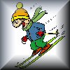 Skiing, free ski game in flash on FlashGames.BambouSoft.com