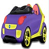 Small car coloring, free colouring game in flash on FlashGames.BambouSoft.com