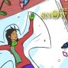 Snow Angels, free colouring game in flash on FlashGames.BambouSoft.com