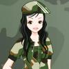 Soldier Girl Dress Up, free dress up game in flash on FlashGames.BambouSoft.com