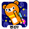 Space Rush - Tappi Bear, jeu de l'espace gratuit en flash sur BambouSoft.com