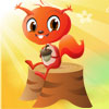Squirrel pineal connection, free kids game in flash on FlashGames.BambouSoft.com
