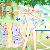 Standing flower, free dress up game in flash on FlashGames.BambouSoft.com