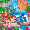 Tarzan Jigsaw, free cartoons jigsaw in flash on FlashGames.BambouSoft.com