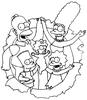 The Simpsons -1, jeu de coloriage gratuit en flash sur BambouSoft.com