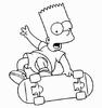The Simpsons -2, free colouring game in flash on FlashGames.BambouSoft.com