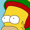 The Simpsons Homer Rastafarei, free cartoons jigsaw in flash on FlashGames.BambouSoft.com