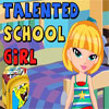 Talented School Girl, free kids game in flash on FlashGames.BambouSoft.com