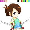TAOFEWA - Female Chibi Ninja Coloring Game (Maya Ch, jeu de coloriage gratuit en flash sur BambouSoft.com
