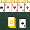 Tri Peaks Solitaire, free cards game in flash on FlashGames.BambouSoft.com