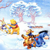 Winnie The Pooh: Snowball Fight Jigsaw, free cartoons jigsaw in flash on FlashGames.BambouSoft.com
