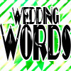 Words game Wedding Words