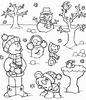 Winter -1, free colouring game in flash on FlashGames.BambouSoft.com