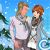 Winter Couple Dating Dress Up, free dress up game in flash on FlashGames.BambouSoft.com