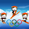 Winter Olympics 2010, jeu de ski gratuit en flash sur BambouSoft.com