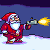 Xmas Meltdown: Santa VS Aliens, jeu d'action gratuit en flash sur BambouSoft.com